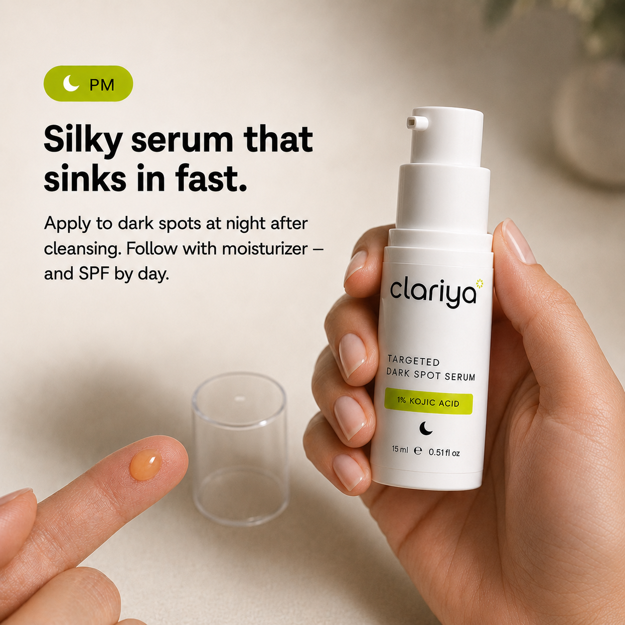CLARIYA Targeted Dark Spot Serum — 1% Kojic Acid — image 6