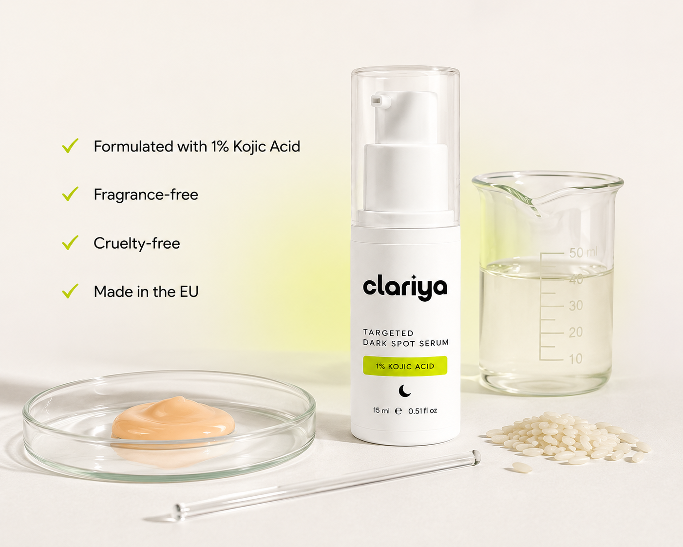 CLARIYA Targeted Dark Spot Serum — 1% Kojic Acid — image 6