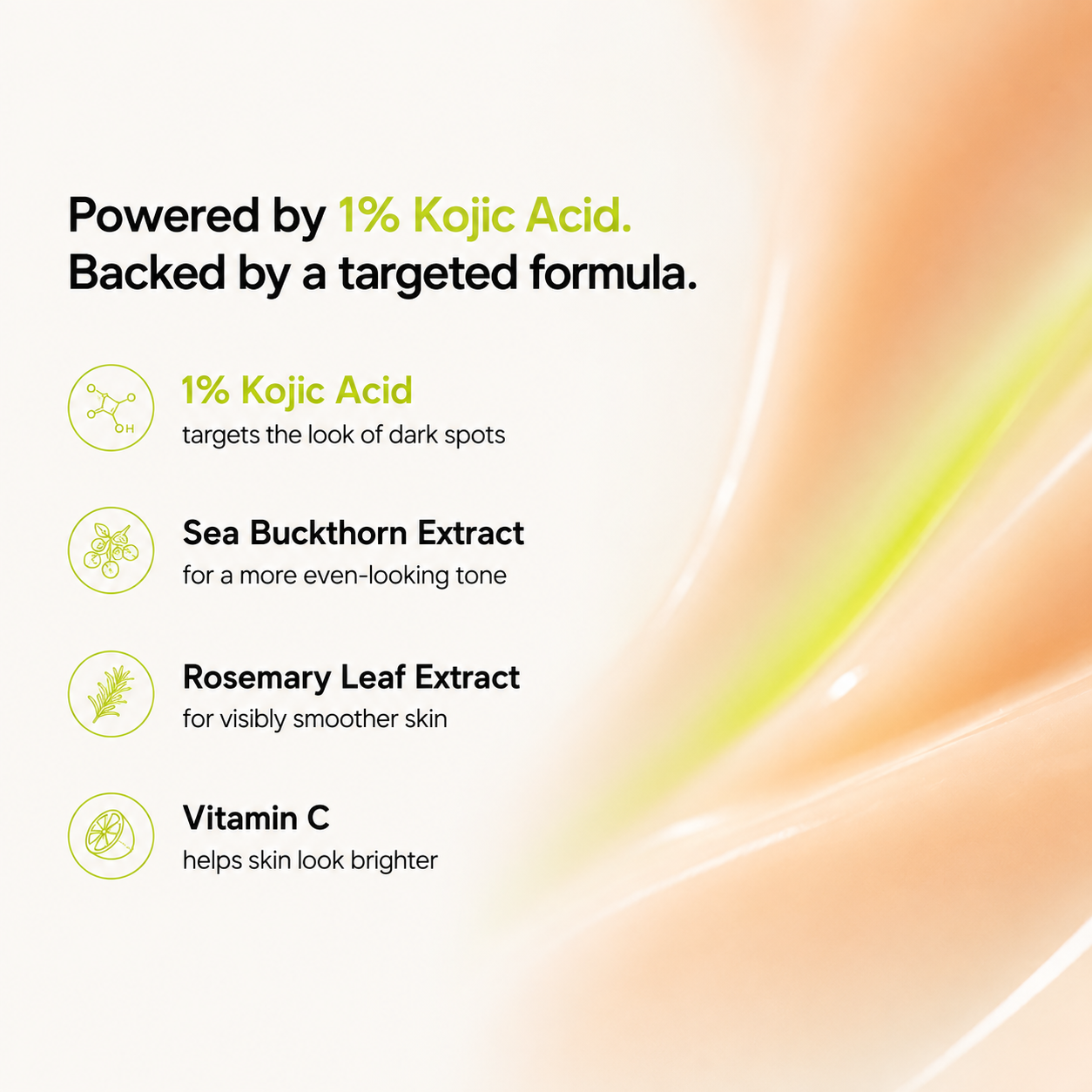CLARIYA Targeted Dark Spot Serum — 1% Kojic Acid — image 5